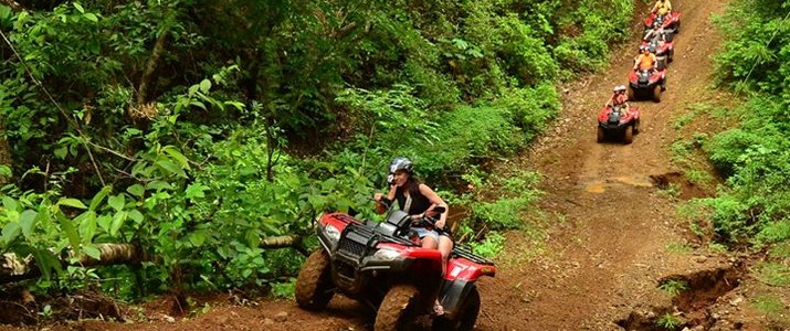 Montée Outback balade sportive quad montée samara