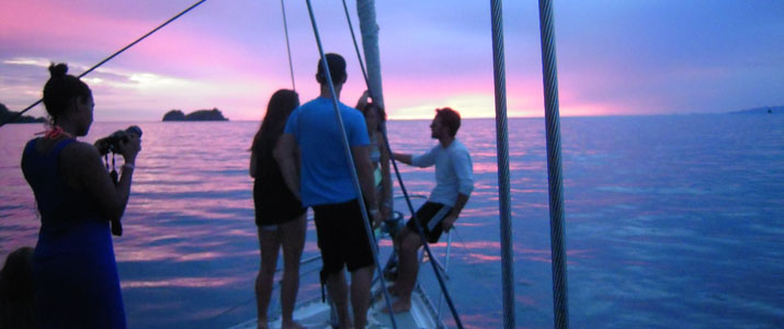 Kuna Vela Kuna Vela coucher de soleil mer bateau