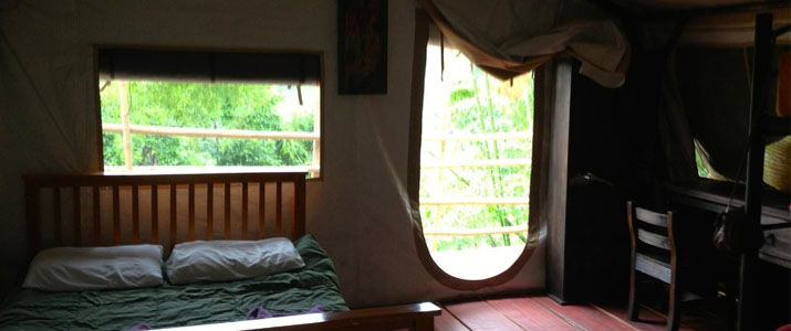 Essence Arenal - Tente Essence Arenal La Fortuna Volcan Cabinas Verdure Jardin Tente Double