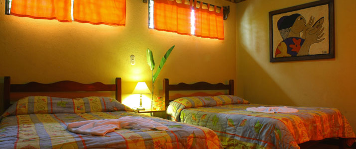 Catarata Ecolodge - Chambre Catarata Ecolodge Arenal La Fortuna Volcan Lit Chambre