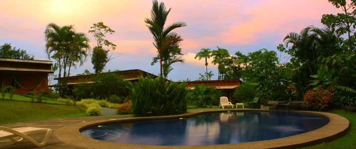 Catarata Ecolodge - Piscine Catarata Ecolodge Arenal La Fortuna Volcan Nature Jardin Piscine