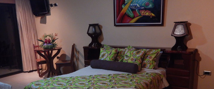 Linda Vista Norte - Chambre Double Hotel Linda Vista Norte Arenal La Fortuna El Castillo Volcan Chambre Double Lit