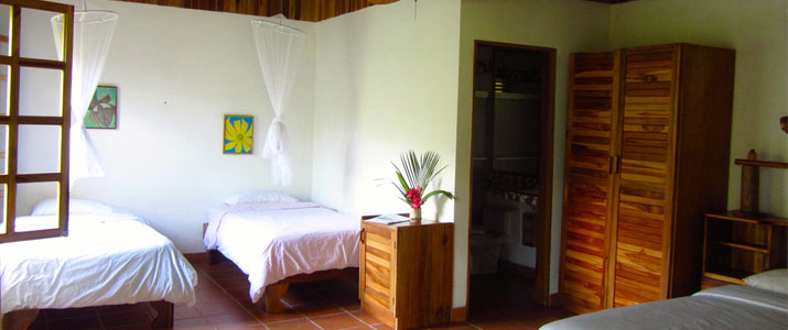 Rancho Margot - Chambre Rancho Margot Arenal El Castillo Volcan Chambre Lits