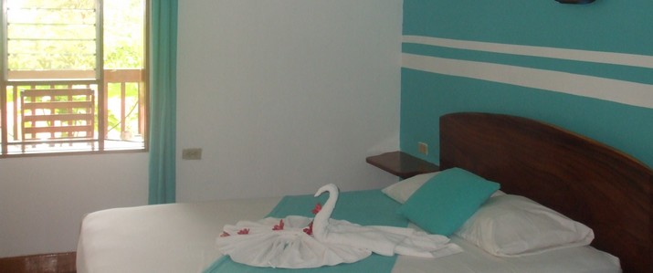 Chambre double Chambre double bleue casa del mar Samara Costa Rica