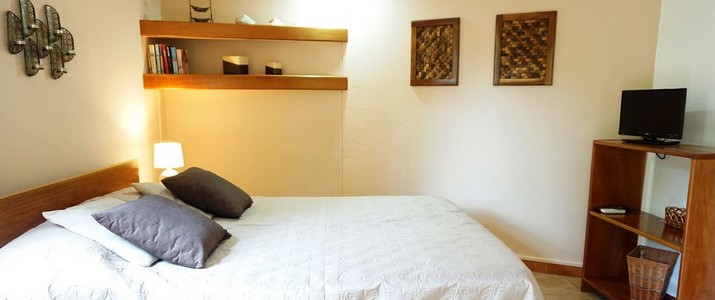Chambre double hôtel Casa Buenavista chambre double plage Carrillo