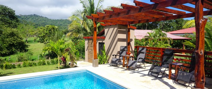 Terrasse hôtel Casa Buenavista terrasse nature plage carrillo