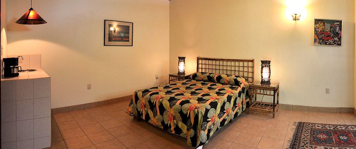 Chambre Playa negra Guesthouse Caraïbes sud Cahuita Chambre grande spacieuse lits double lumineuse