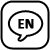 Icone en anglais Icone en anglais