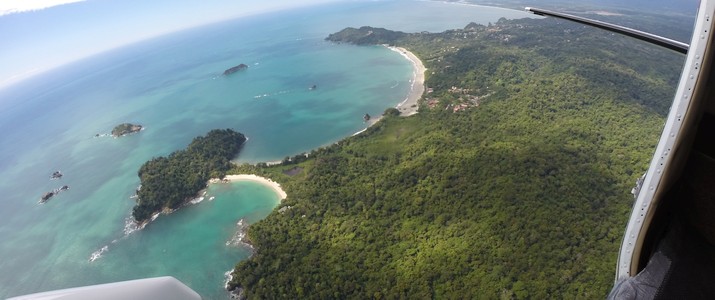 Saut en parachute Quepos Manuel Antonio Ciel Vue