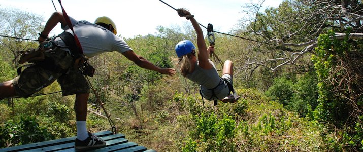 Pinilla Canopy Tour - Lancement