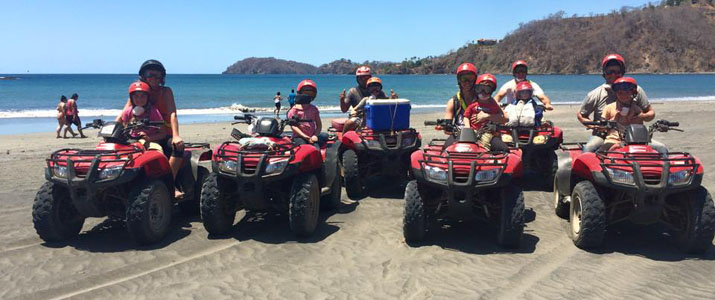 Tico Adventures Tours quad plage