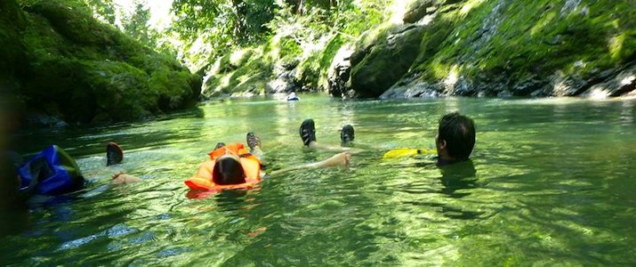 Pacheco - The Floating Tour Eau Emeraude Rivière Jungle Verdure Nature Osa Corcovado Drake Bay Bahia