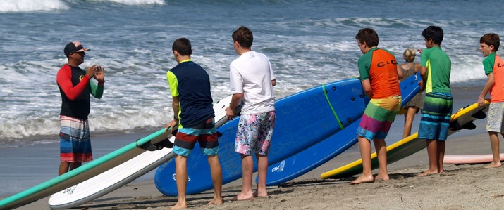 C&C surf planche cours sable