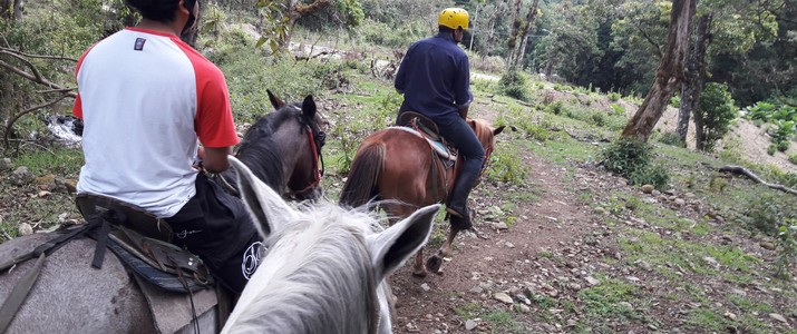 Calbagata los felos San Gerardo de dota balade à cheval