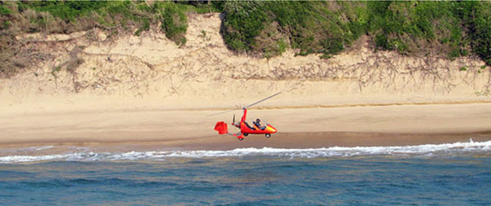 Ultralight Tamarindo plage ulm