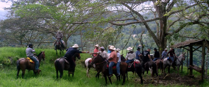 Finca Monteclaro balade cheval volcan