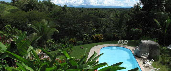 Cerro Lodge Vue Cerro Lodge Pacifique Centre Hotel Costa Rica Vue Piscine