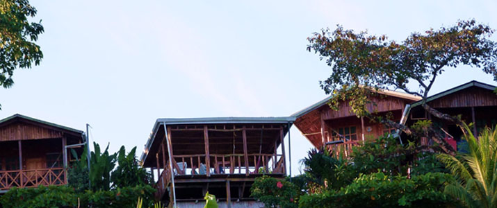 Ranchito Las Contingas Vue de l'hôtel Ranchito Las Contingas Osa Corcovado Drake Costa Rica Hotel Vue