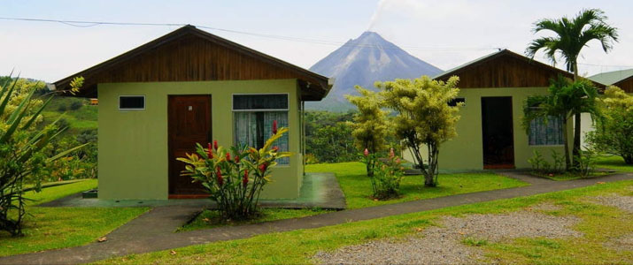 Castillo del Arenal - Cabinas avec vue Castillo del Arenal Cabinas El Castillo Volcan Verdure Forêt