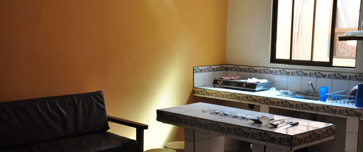 Cabinas Midey - Cuisine Cabinas Midey Punta Arena Costa Rica Hotel Appartement