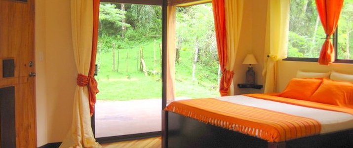 Finca Mei Tei - Chambre Finca Mei Tei Rincon Tenorio Bijagua Chambre fenetre lit double