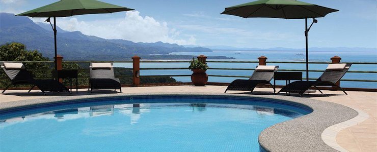 Villas Alturas - Piscine avec vue sur l'océan Villas Alturas - Piscine vue océan montagne baie mer surplombe