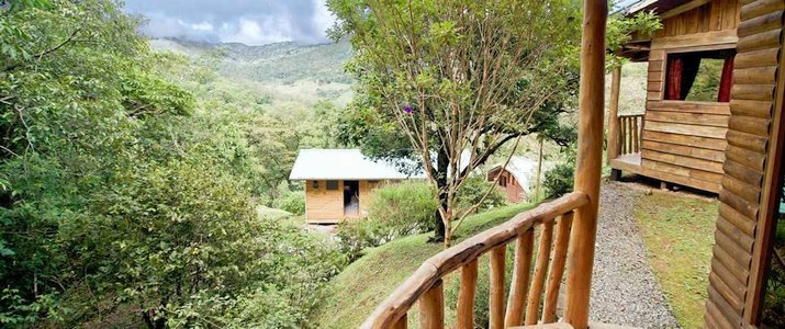 Cedrela Ecolodge - Terrasse Cedrela Ecolodge San Isidro del General Copey Montagne Foret Hotel Terrasse