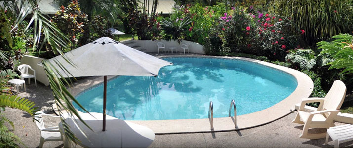 Piscine hôtel Magella In piscine fleur soleil terrasse