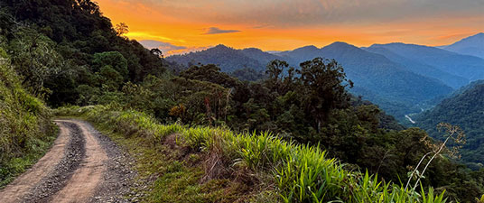 Cabaña Bosque Tapanti vue vue, panoramique, montagne, nature