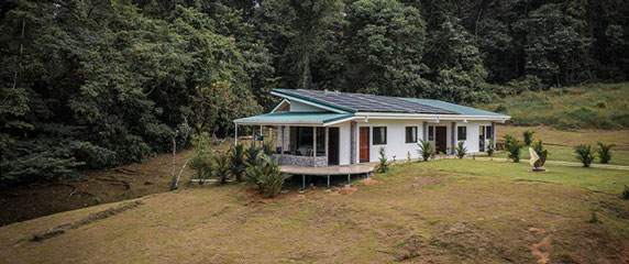 nature, bungalow, extérieur