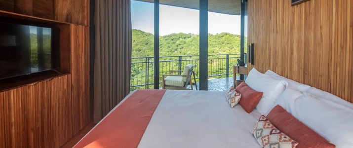 chambre, luxe, dormir, se reposer