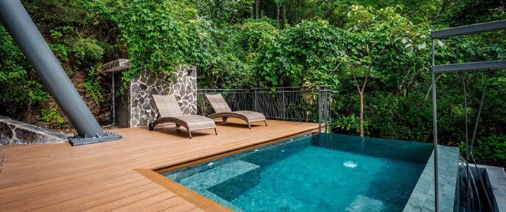 piscine, privée, se rafraîchir, se détendre, détente