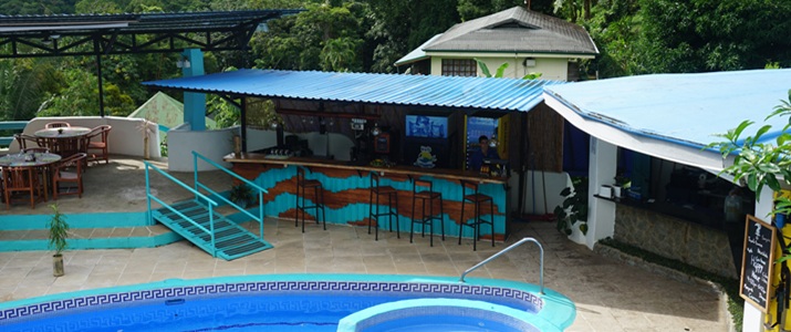 piscine, bleue, bar, restaurant, se rafraîchir, se baigner