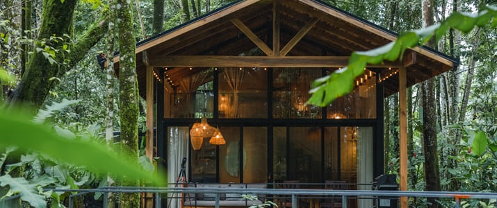 Casa del Lago extérieur bois, maison, lac