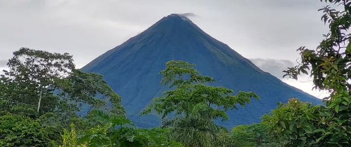 Vue sur le volcan vue, volcan, nature, calme, paysage, exceptionnel
