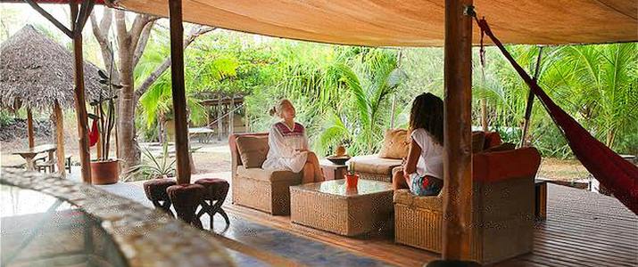 Mauna Loa extérieur Mauna Loa Guanacaste Playa Avellanas extérieur hamac fauteil jardin tropical