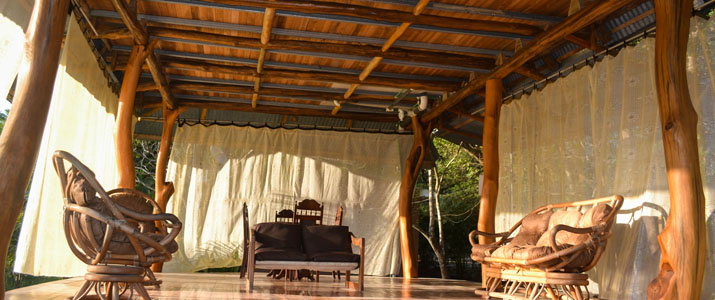 Ostional Turtle Lodge terrasse